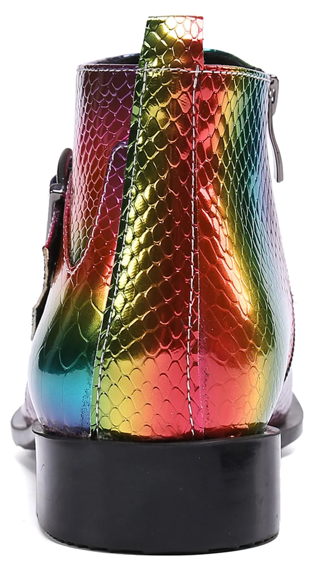 Men's Metal Tip Colorful Western Boots