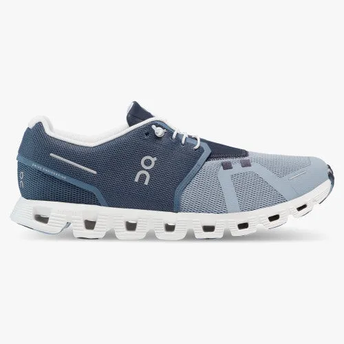 MENS ON CLOUD 5 FUSE- STORM/CHAMBRAY