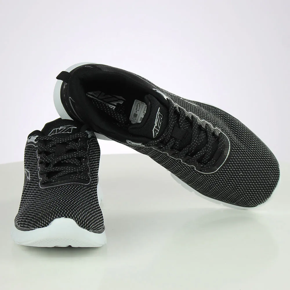 Men's Plaid Polka Dots Shoes,Black
