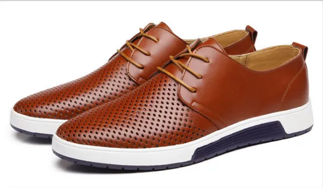 Men's Summer Casual Leather Shoes