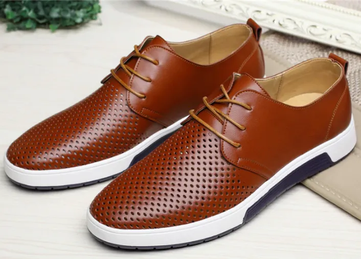 Men's Summer Casual Leather Shoes