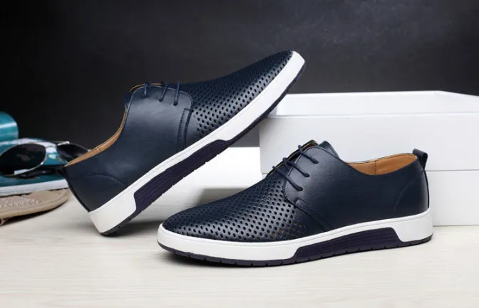 Men's Summer Casual Leather Shoes