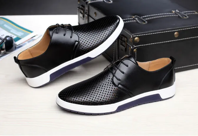 Men's Summer Casual Leather Shoes