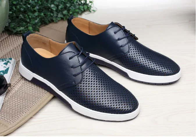 Men's Summer Casual Leather Shoes