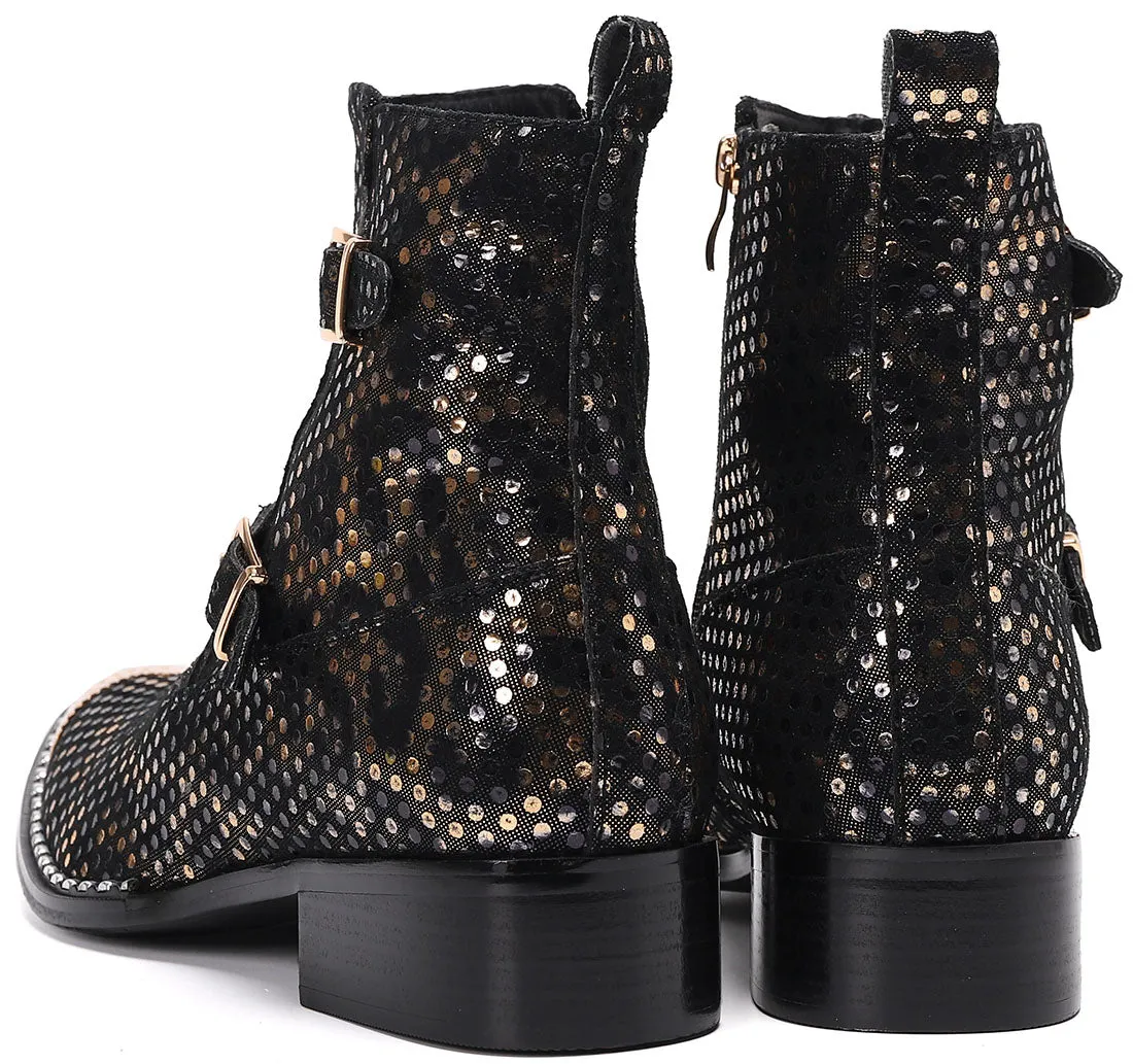 Men's Western Boots Metal Tip High Top