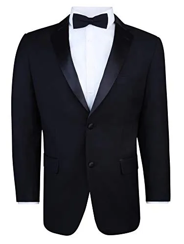 Modern Fit Tuxedo Jacket - Available in Black