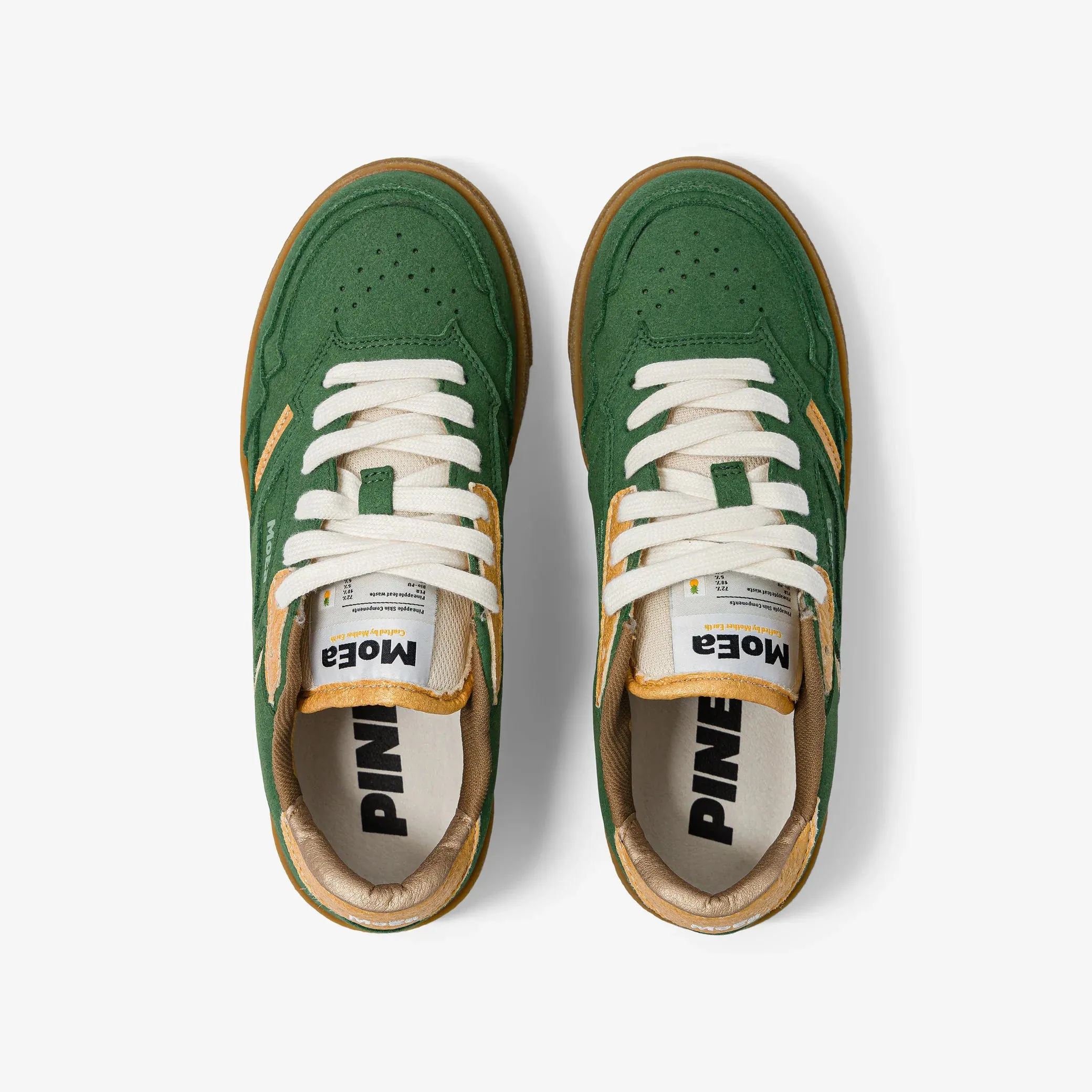 MoEa | GEN9 Pineapple Vegan Sneakers | Green & Yellow