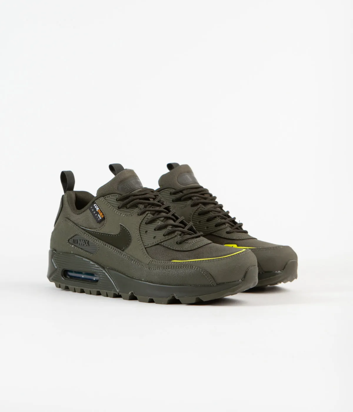 Nike Air Max 90 Surplus Shoes - Cargo Khaki / Sequoia / Lemon Venom