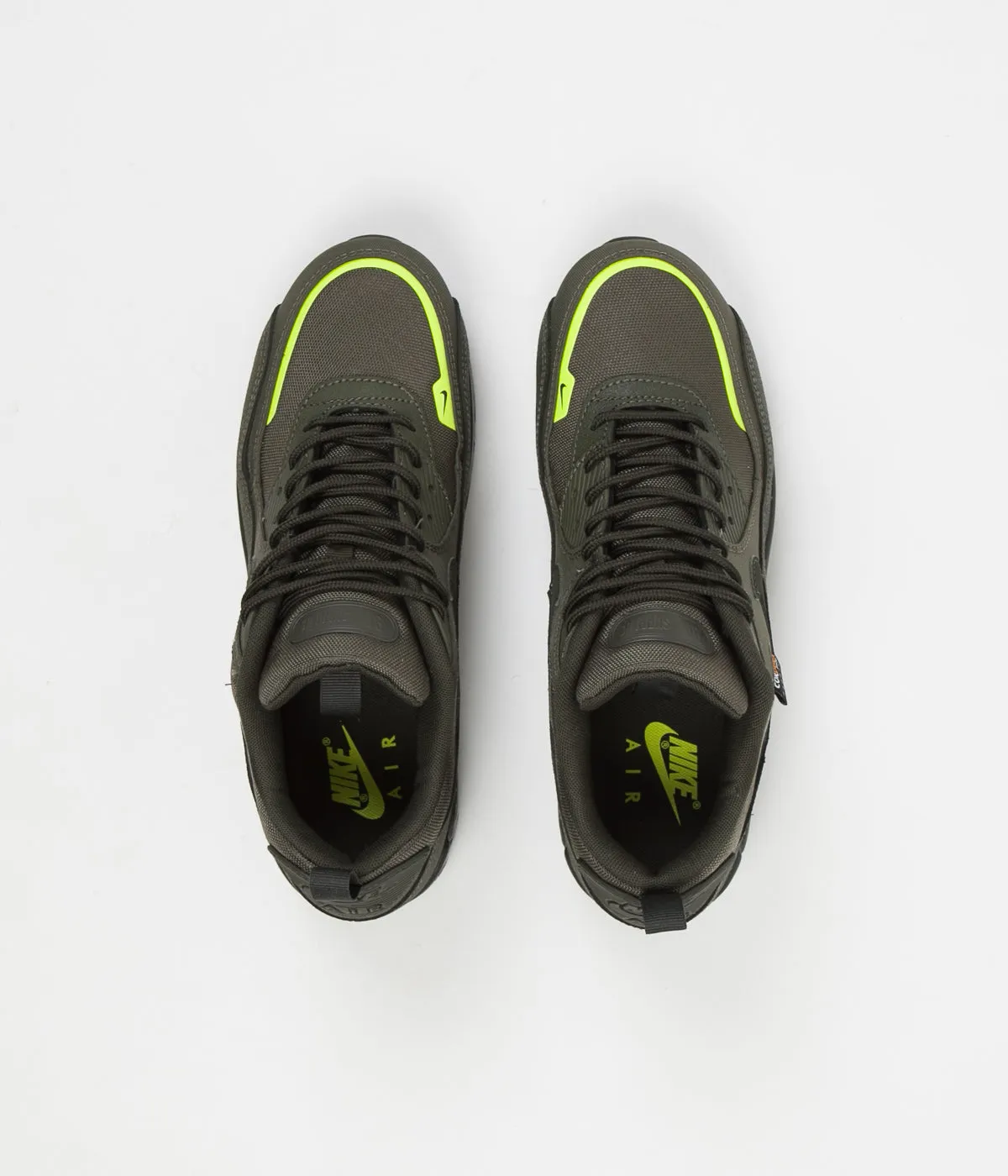 Nike Air Max 90 Surplus Shoes - Cargo Khaki / Sequoia / Lemon Venom