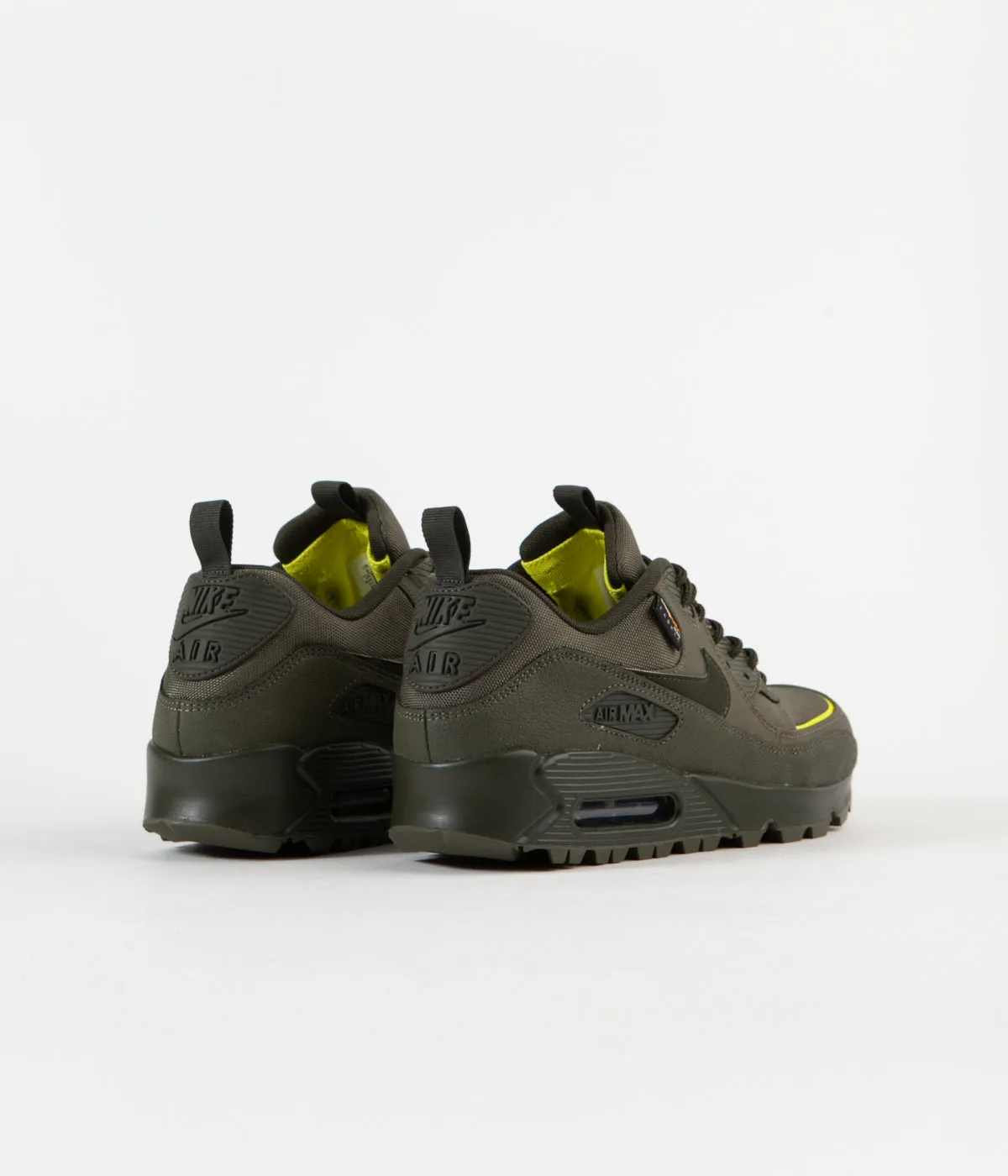 Nike Air Max 90 Surplus Shoes - Cargo Khaki / Sequoia / Lemon Venom