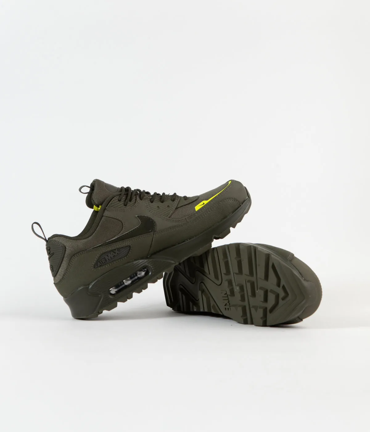 Nike Air Max 90 Surplus Shoes - Cargo Khaki / Sequoia / Lemon Venom