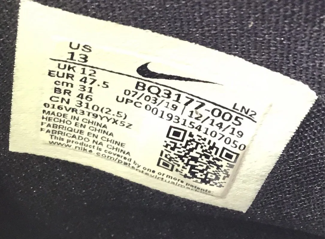 Nike Men's LeBron 17 BQ3177-005 Black Athletic Shoes - Size 13