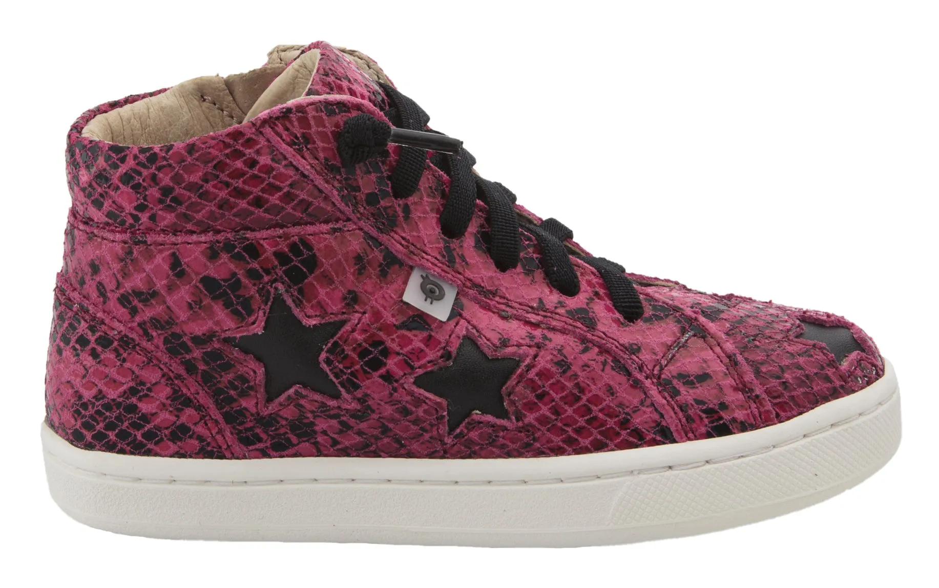 Old Soles Girl's & Boy's Starey High Top Sneaker - Red Serp/Black