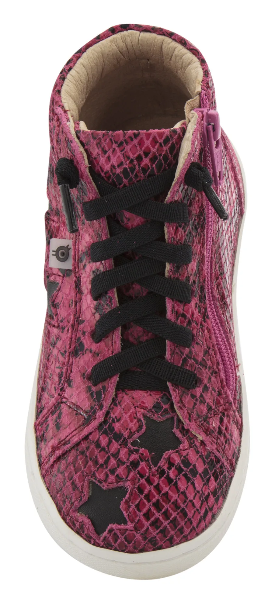 Old Soles Girl's & Boy's Starey High Top Sneaker - Red Serp/Black