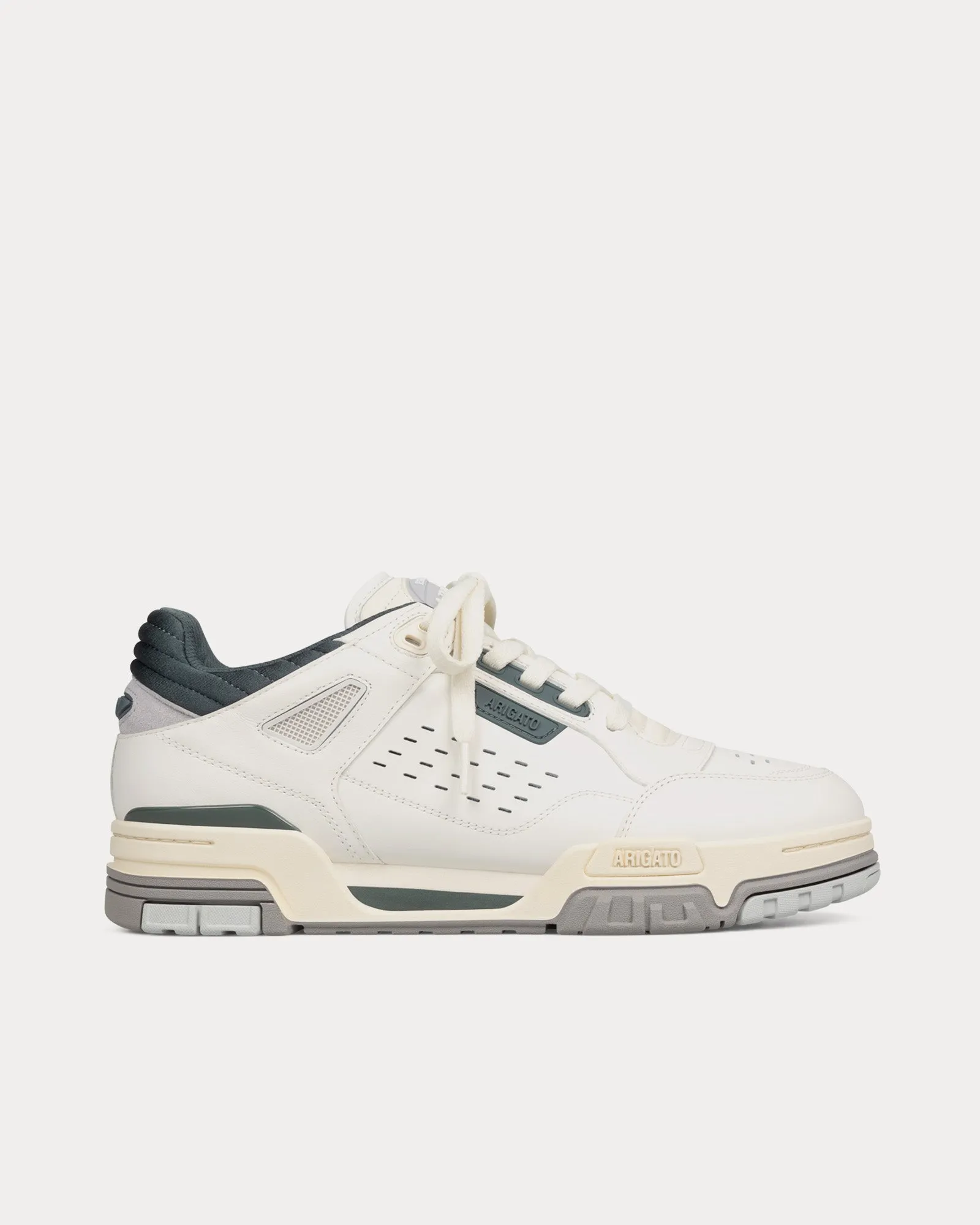 Onyx White / Green Low Top Sneakers