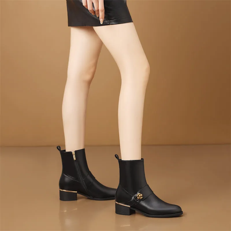 Opulessa Vintage Elegance Work Boots