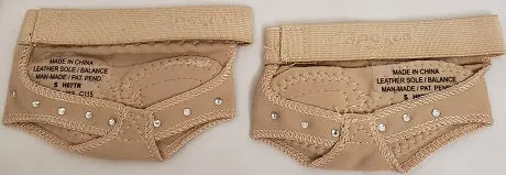 Patrice III -- Rhinestone Thong Foot Undeez -- Nude