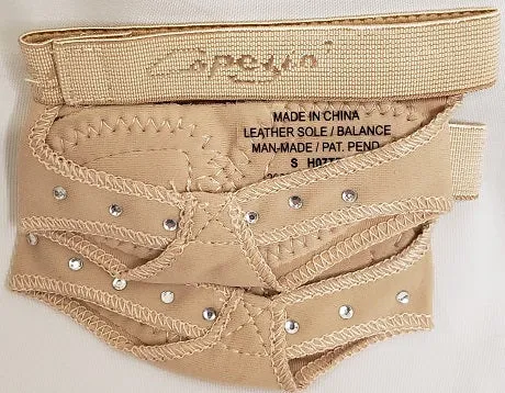 Patrice III -- Rhinestone Thong Foot Undeez -- Nude