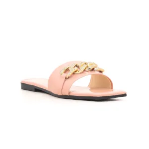 Peach Casual Slipper CL1401