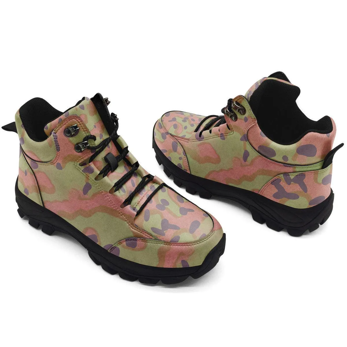 Platanenmuster German WWII Camo Patterns Hiking Shoes