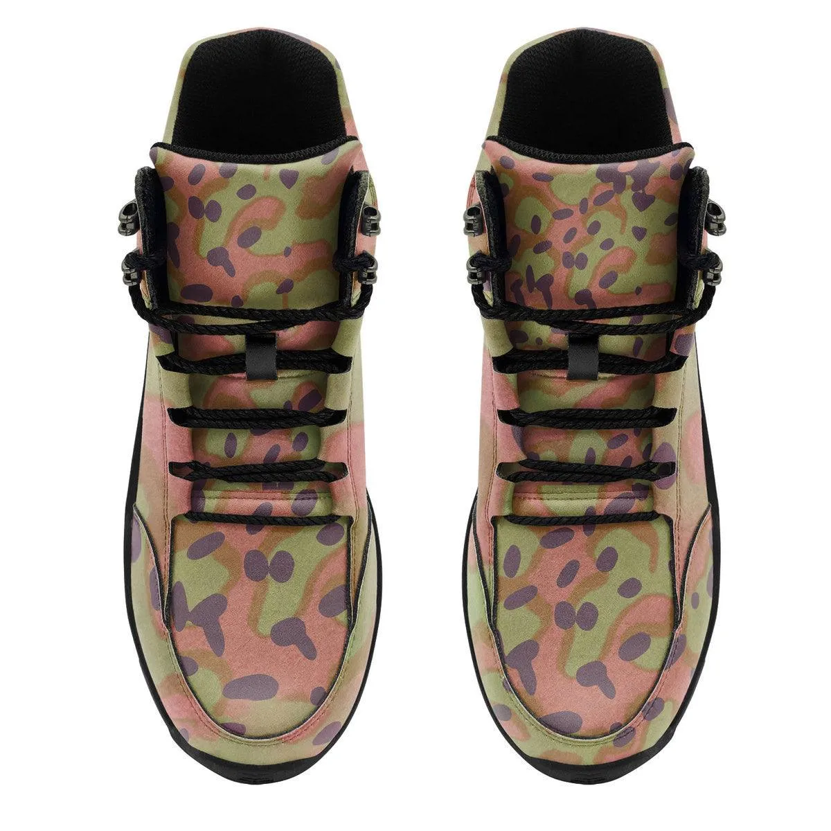 Platanenmuster German WWII Camo Patterns Hiking Shoes