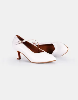 Professional Modern Dancing Shoes Soft Sole Medium High Heel Social Dance Shoes