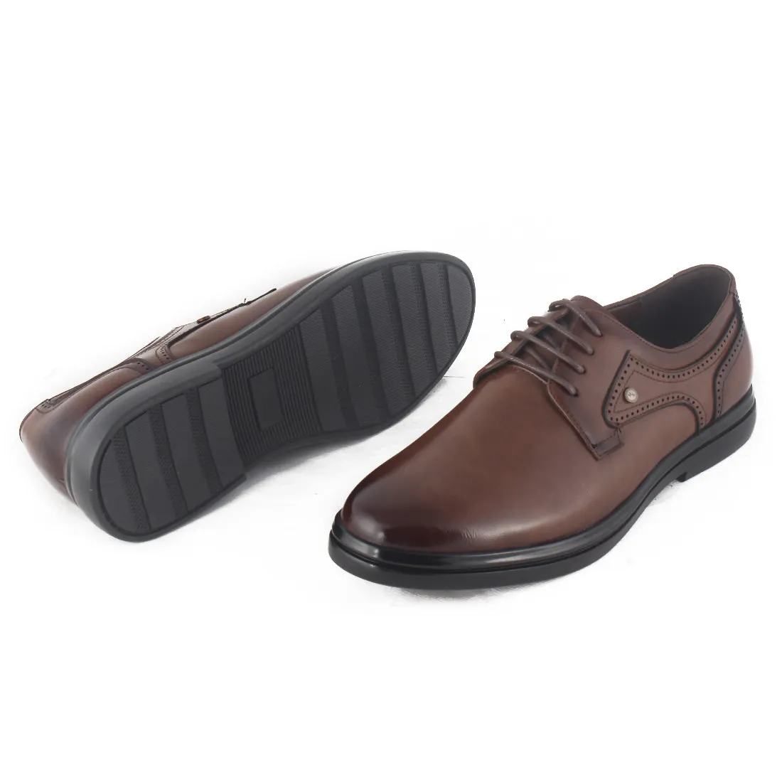 "MEN'S  Casual Shoes / action leather/ brown" -8285