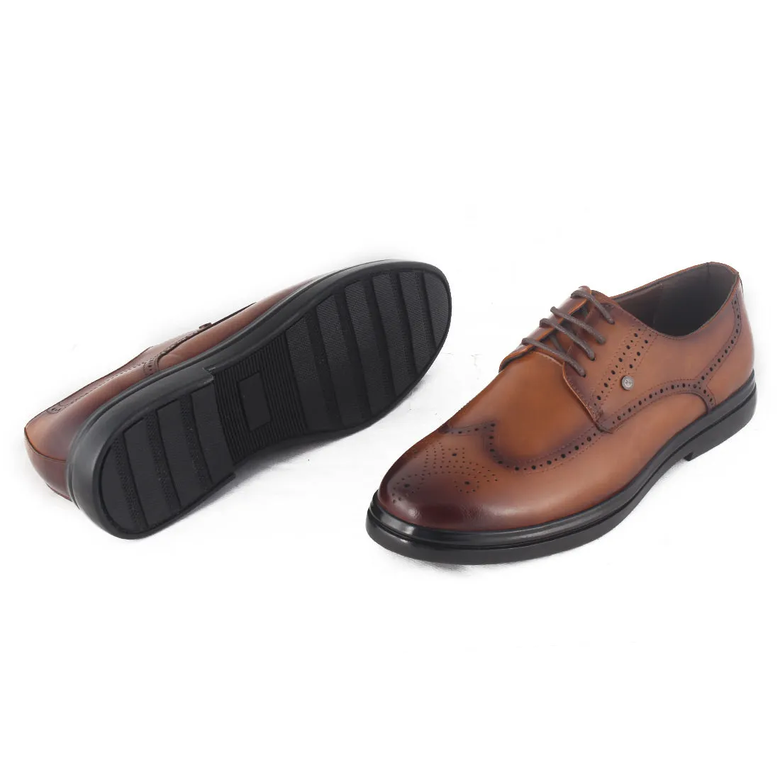 "MEN'S  Casual Shoes / action leather/ honey" -8284