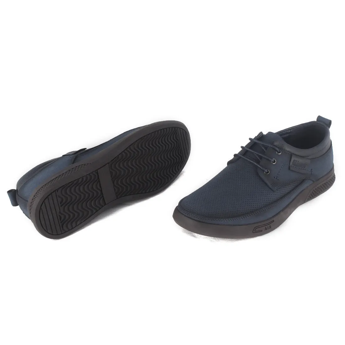 "MEN'S  Casual Shoes / action leather/ navy" -8279