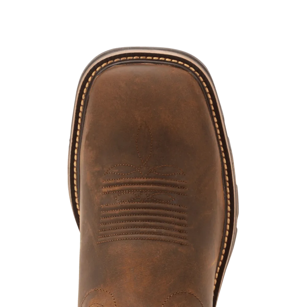 R Watson Men's Hazel Bay Cowhide Square Toe Waterproof Work Boots RW1010-WP