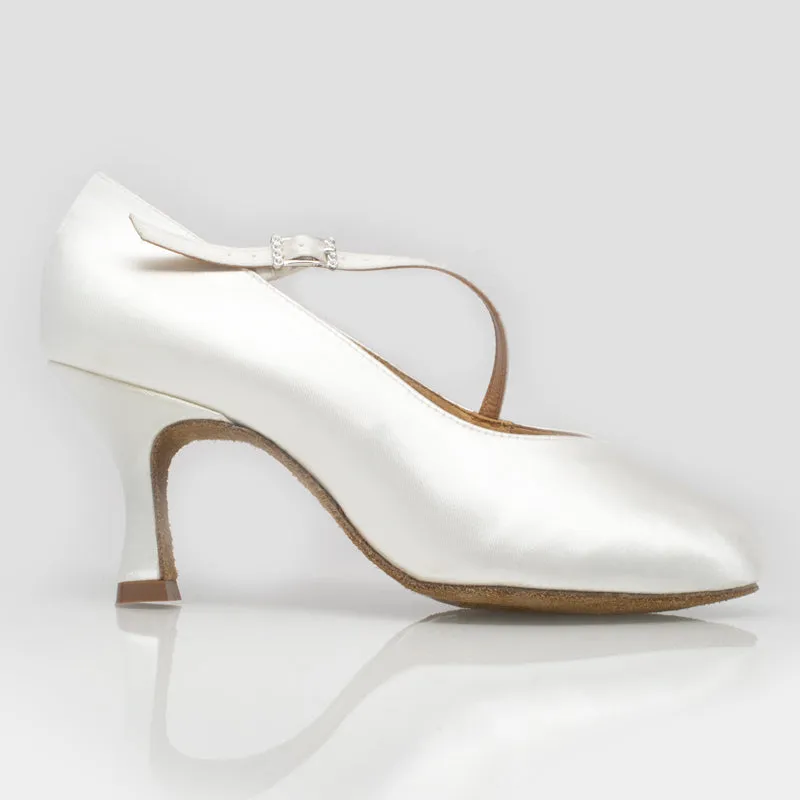 Ray Rose 116 Rockslide White Satin Ballroom Shoe
