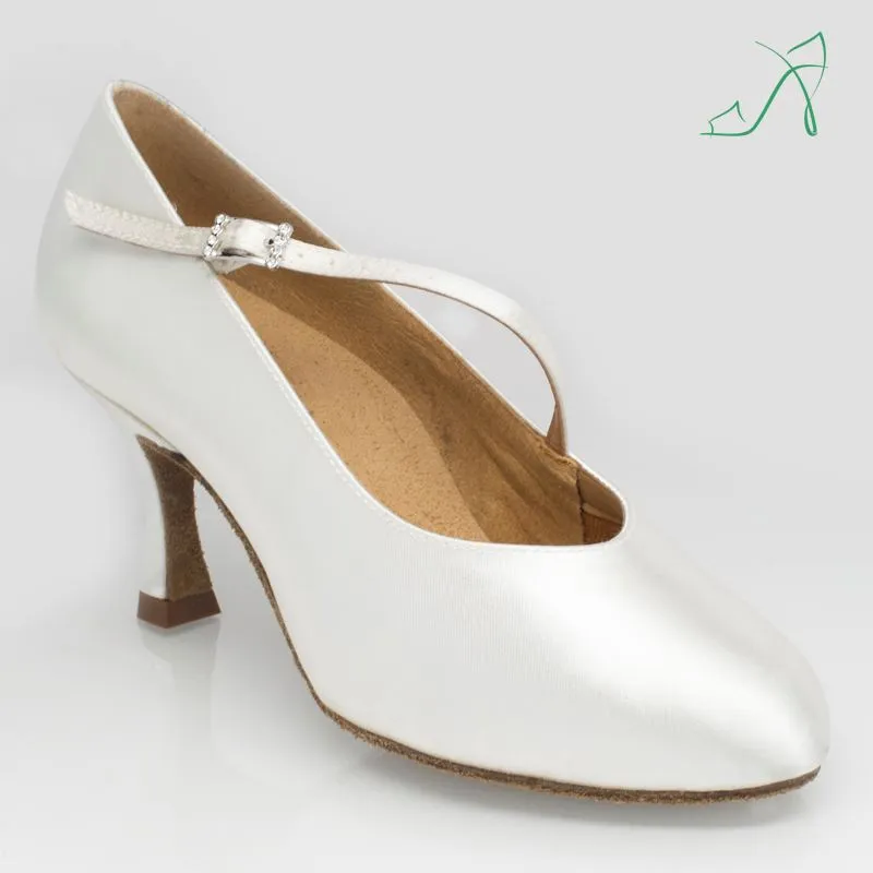 Ray Rose 116 Rockslide White Satin Ballroom Shoe