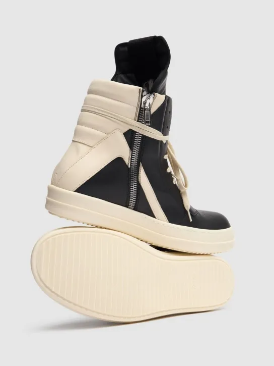 Rick Owens   Geobasket leather sneakers 