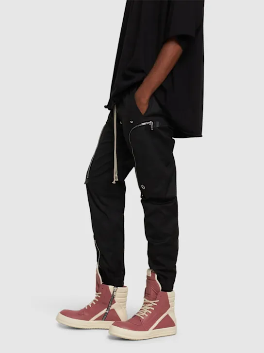 Rick Owens   Geobasket leather sneakers 
