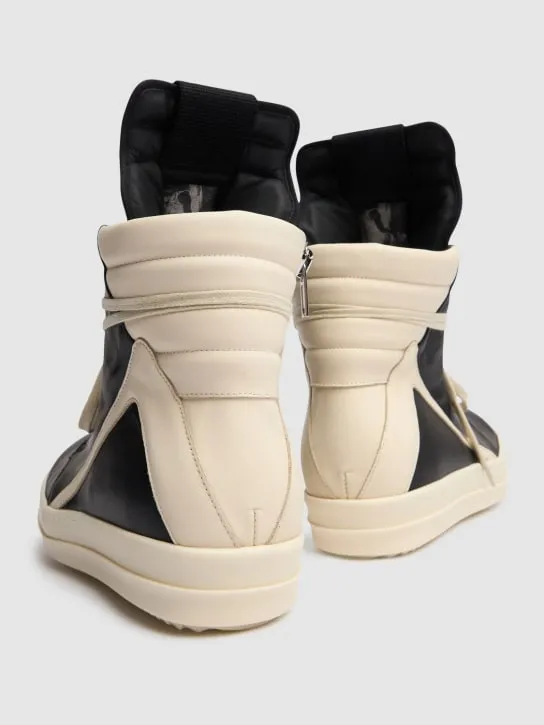 Rick Owens   Geobasket leather sneakers 