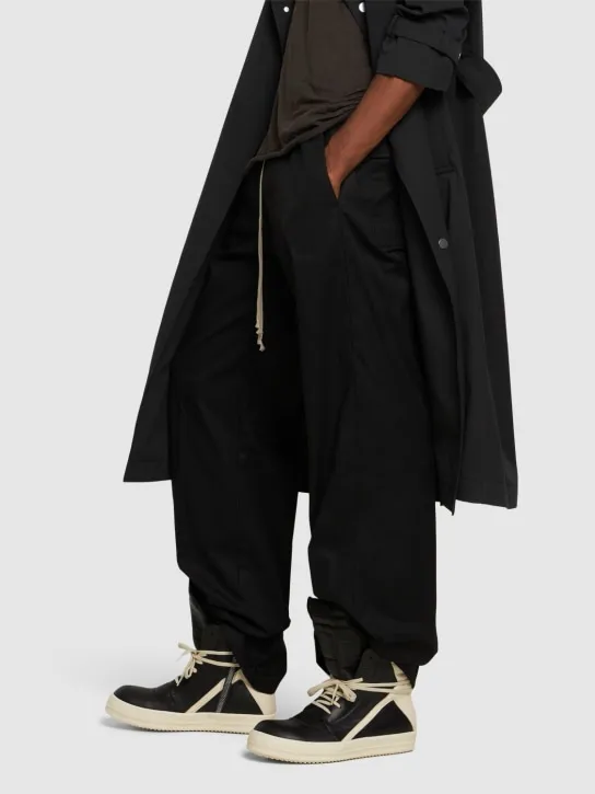 Rick Owens   Geobasket leather sneakers 