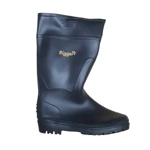 RIGGER Gumboots Black ( UK Size 10 )