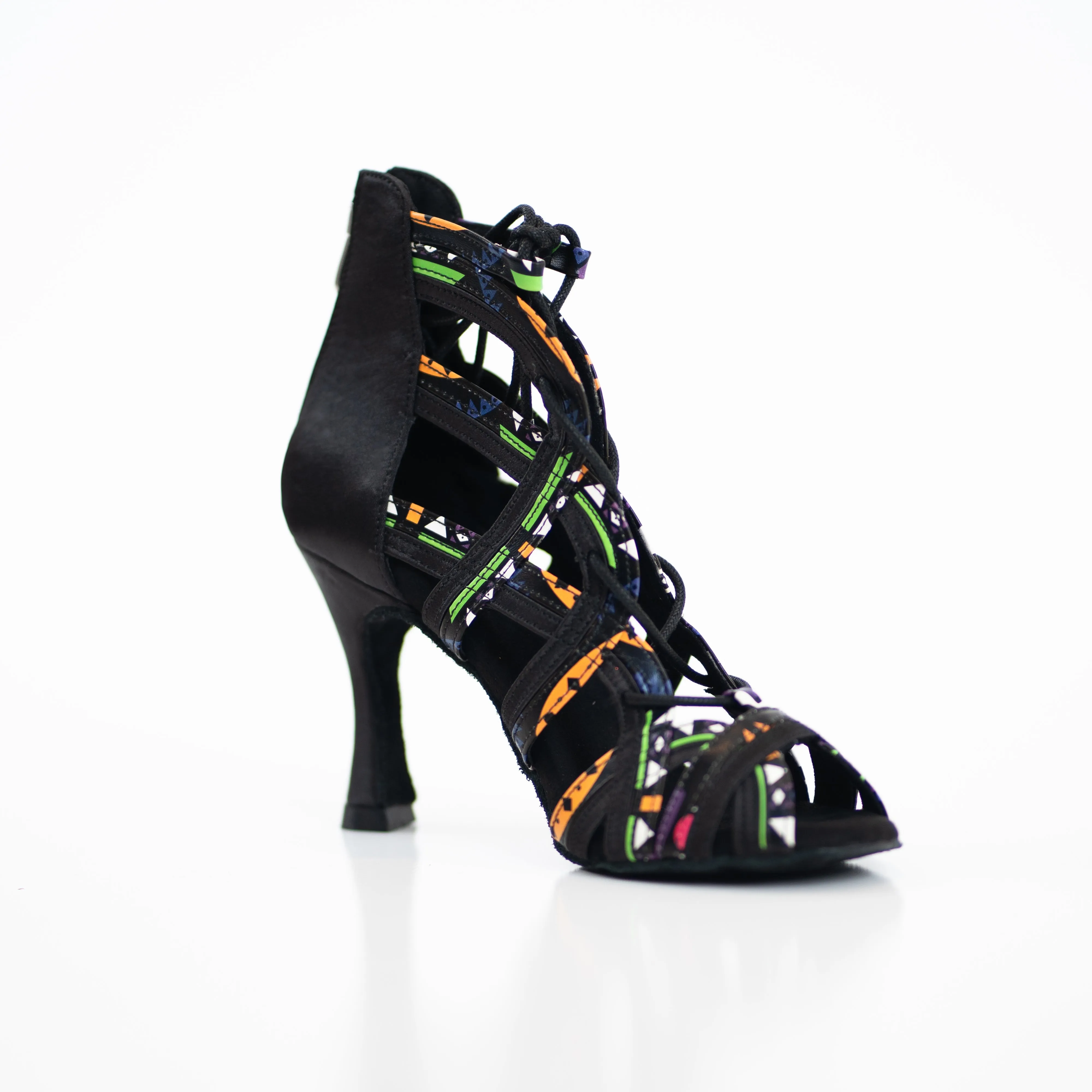 Rita Camouflage Salsa Bachata Latin Dance Shoes