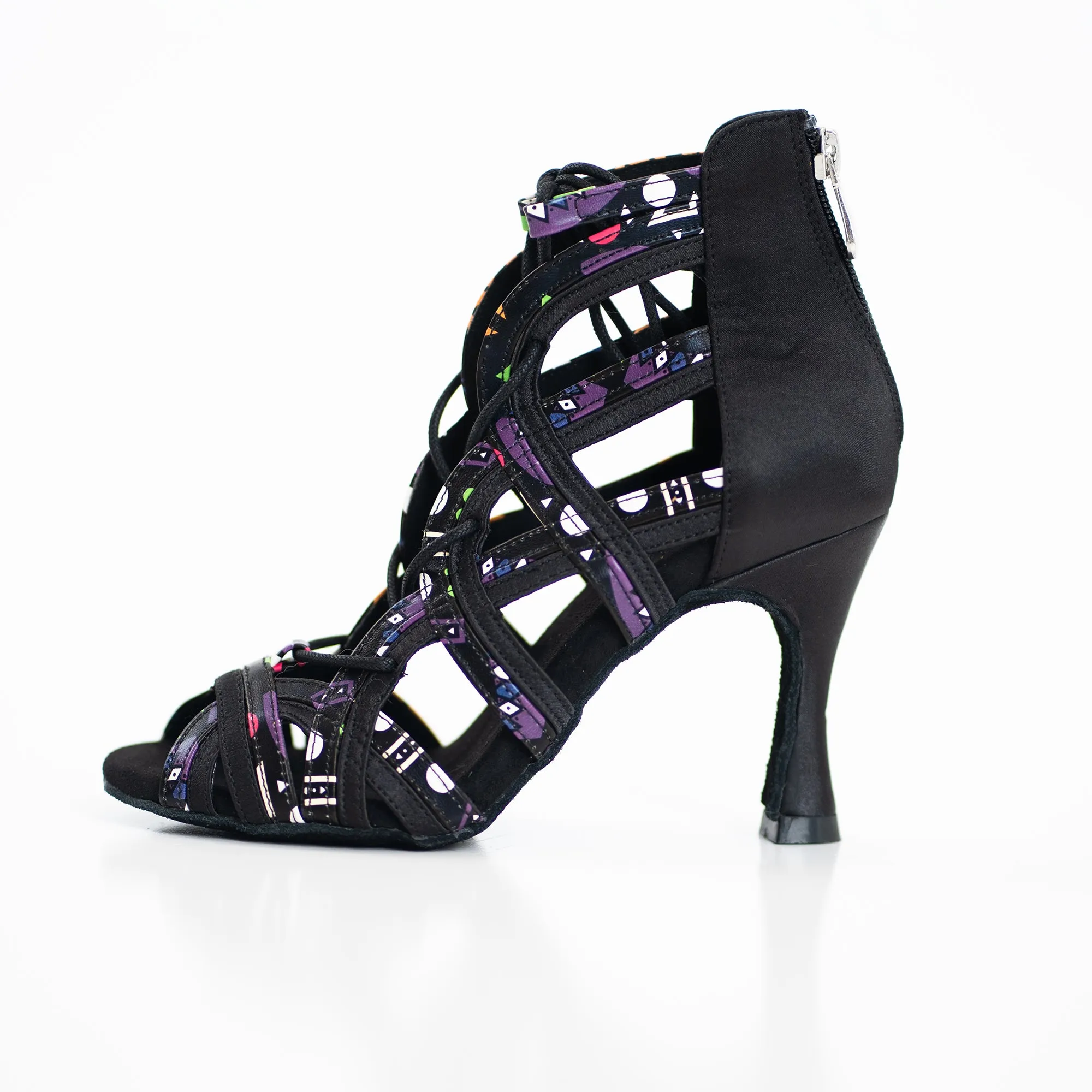 Rita Camouflage Salsa Bachata Latin Dance Shoes