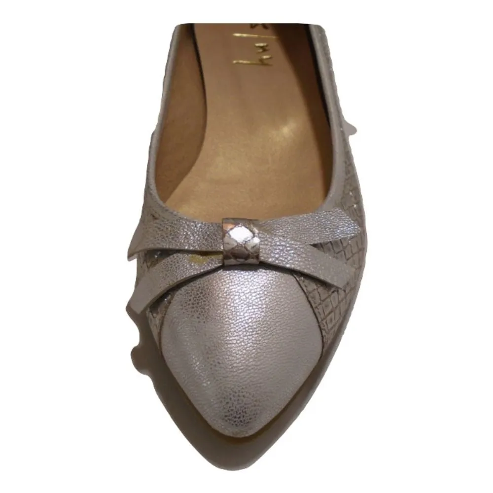Rotate Silver Snake FS/NY Womens Flat