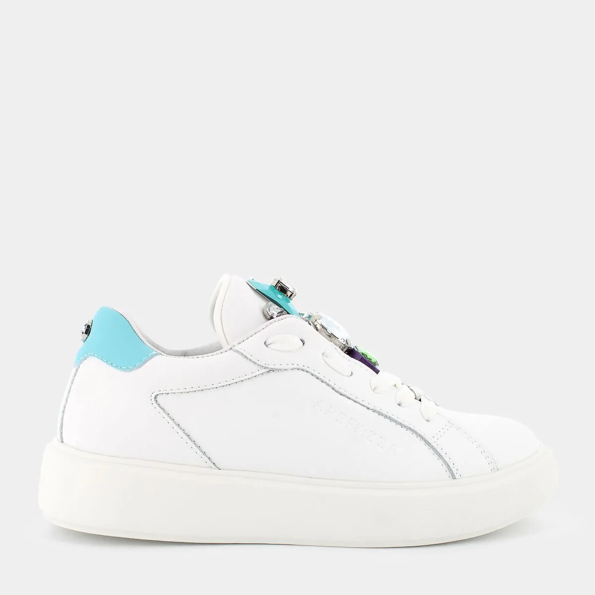 S4PUMP03PALOMABIANCO/ACQUA- SNEAKERS