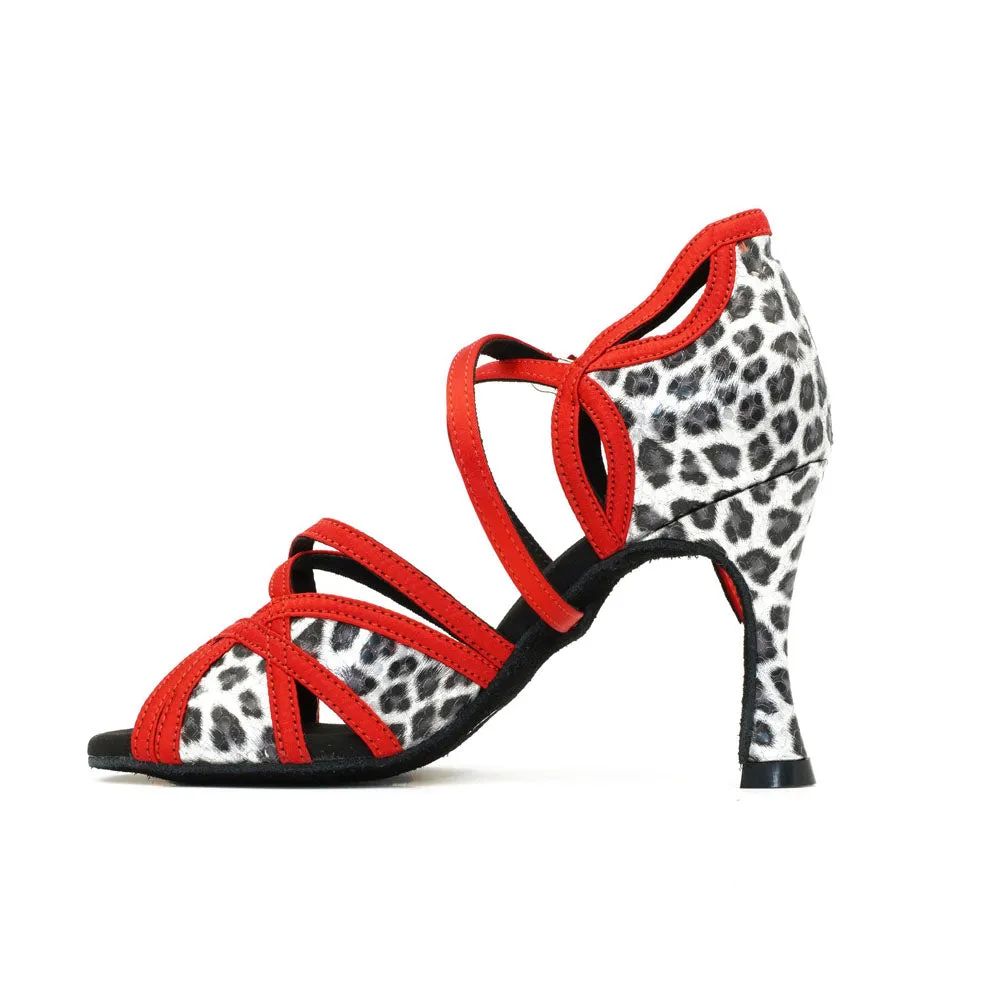 Salsa Bachata Dance Shoes Sexy Leopard Print