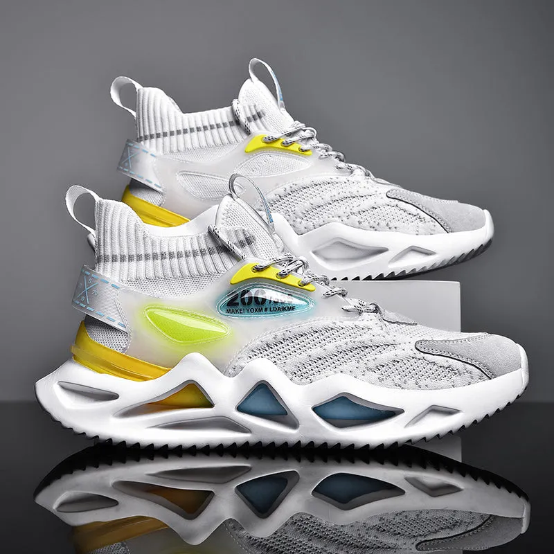 Shoe Socks Sneakers Athletic Shoes Running Knit Sport Shoes Chunky Sneakers