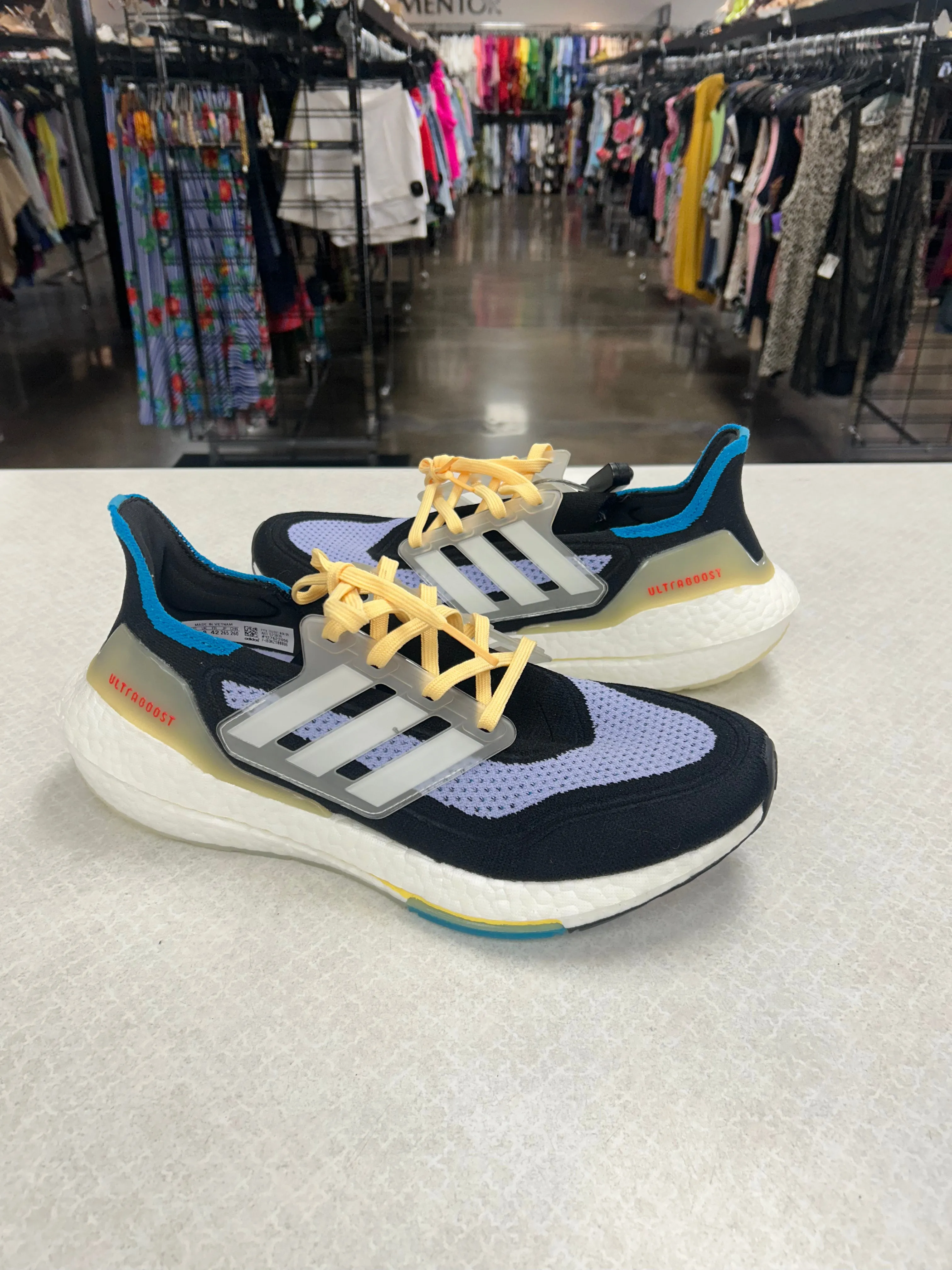 Shoes Athletic By Adidas In Black & Purple, Size:9.5