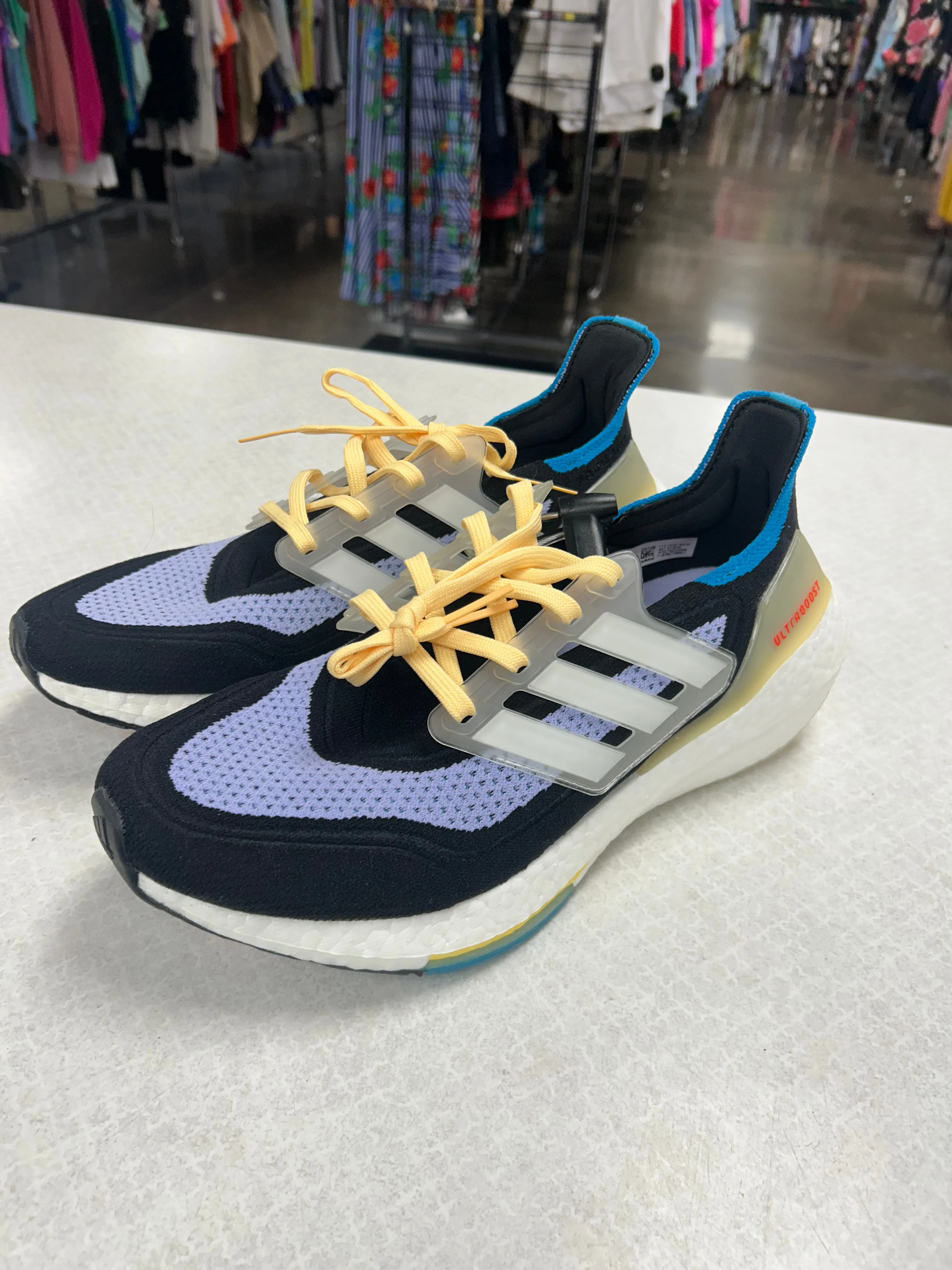 Shoes Athletic By Adidas In Black & Purple, Size:9.5