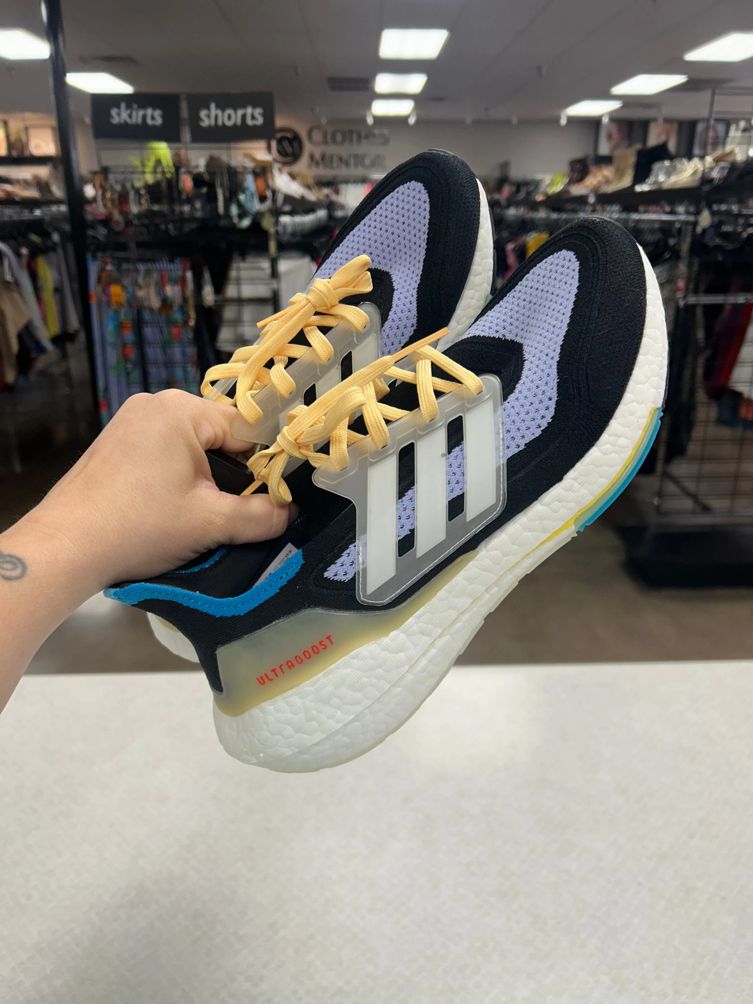 Shoes Athletic By Adidas In Black & Purple, Size:9.5