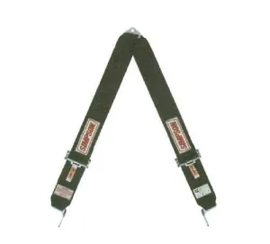 Simpson 3" V-Type Shoulder Harness - Bolt-In - Camlock - Red