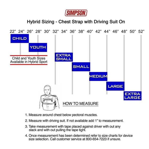 Simpson Hybrid Sport - SFI - SAS -M6 Anchors
