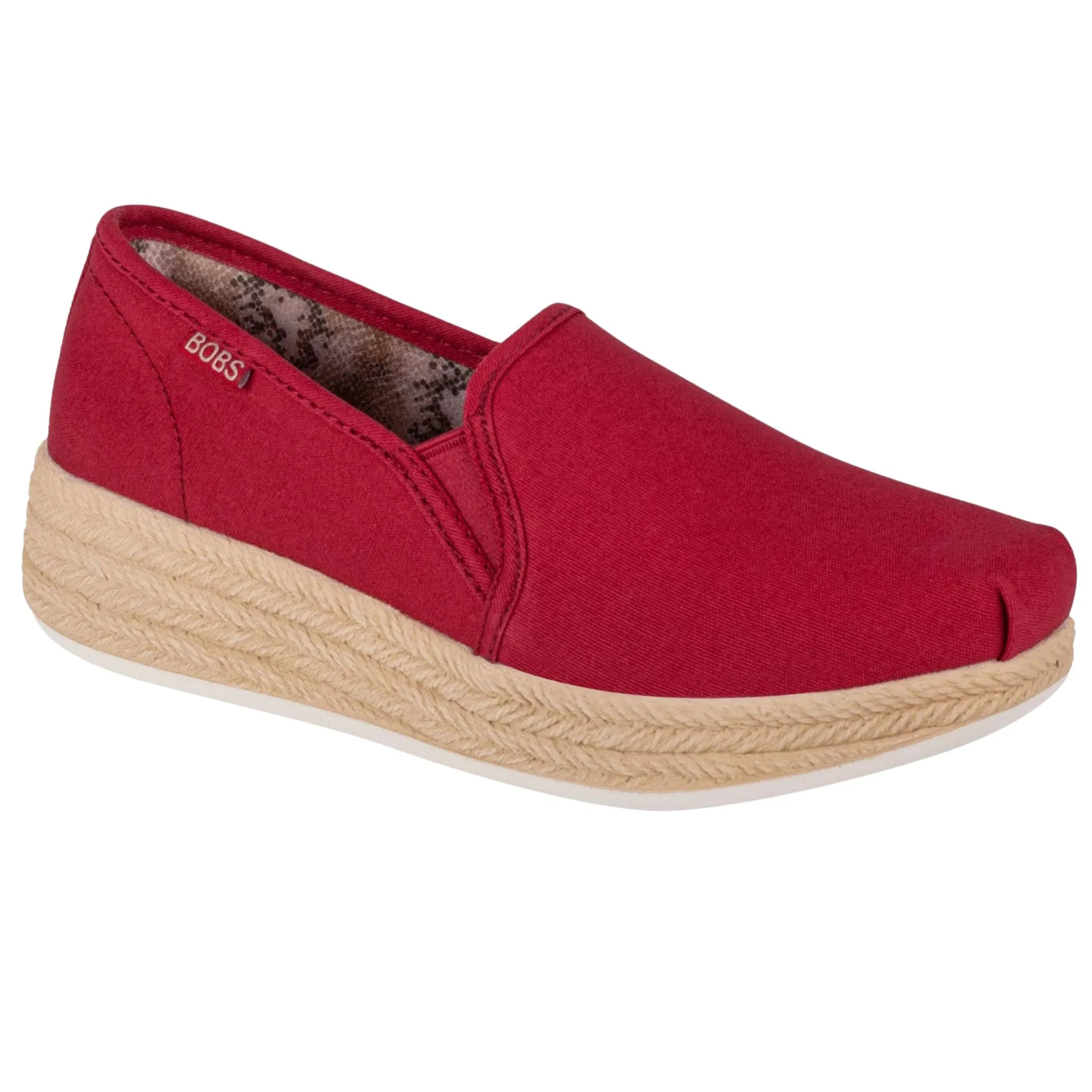 Skechers Women's 114070 BOBS Urban HighLites Red Casual Shoes