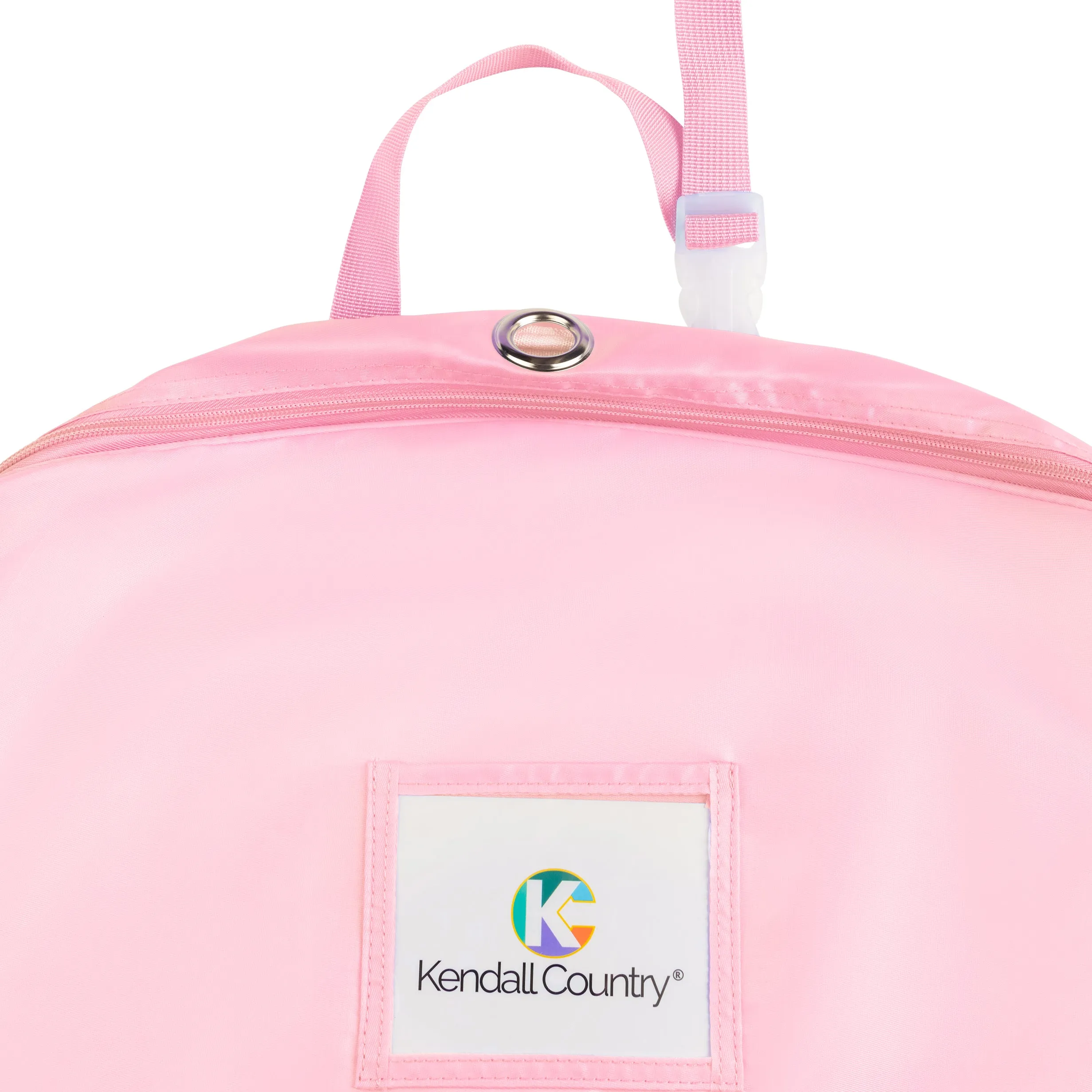 Small Pancake Tutu Garment Bag with pockets - Cotton Candy Pink, 30"